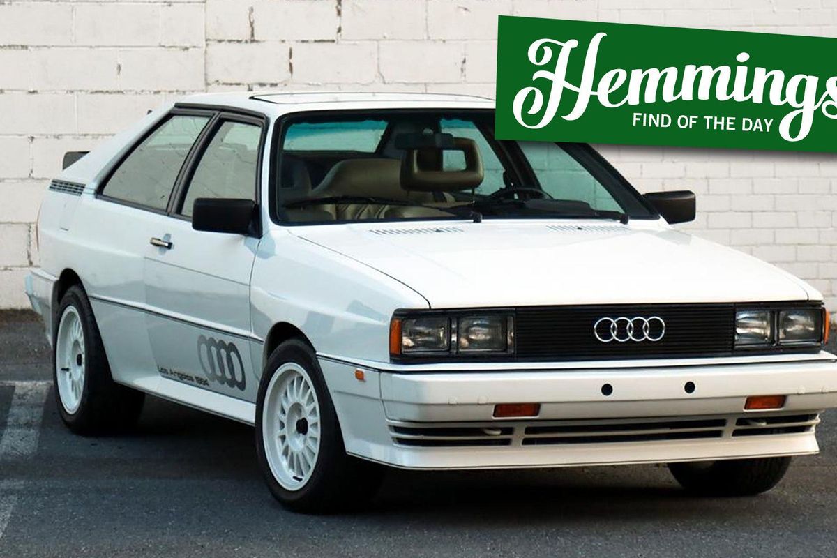 Find of the Day: All-wheel drive GT royalty awaits in this original,  factory custom-built 1984 Audi Quattro Coupe
