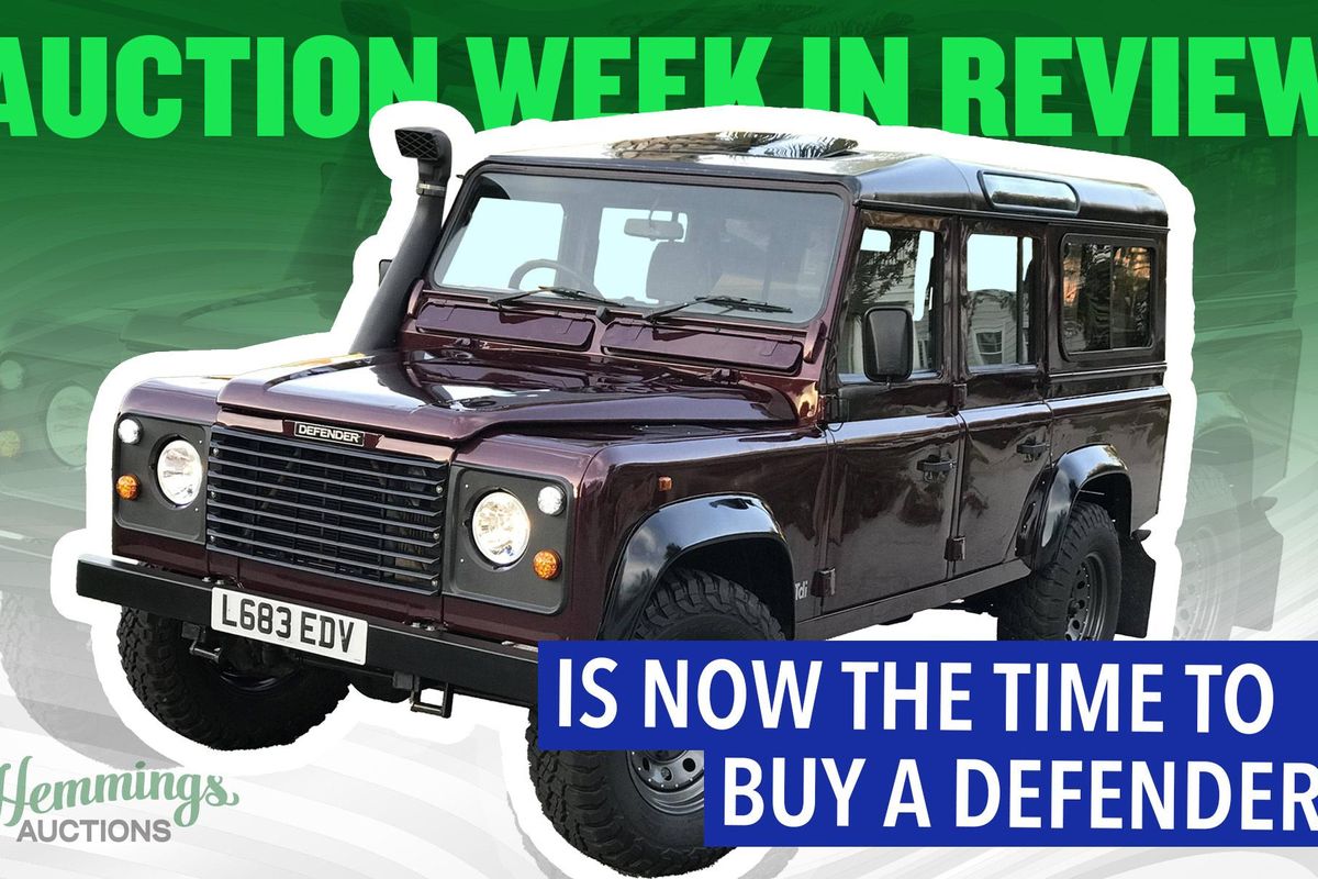 A look at the Land Rover Defender market on the latest Hemmings Auctions  Week in Review video