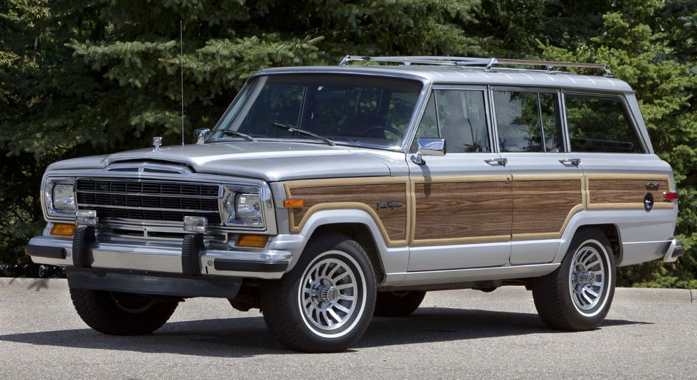 1989 Jeep Grand Wagoneer; Based on the Jeep SJ platform, Jeep Wagoneer