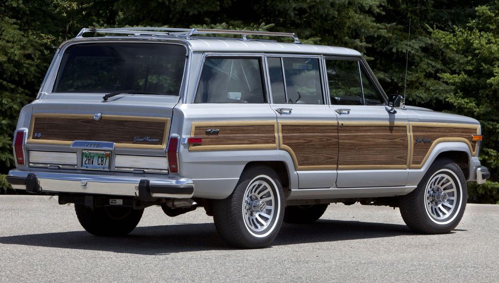 1989 Jeep Grand Wagoneer; Based on the Jeep SJ platform, Jeep Wagoneer