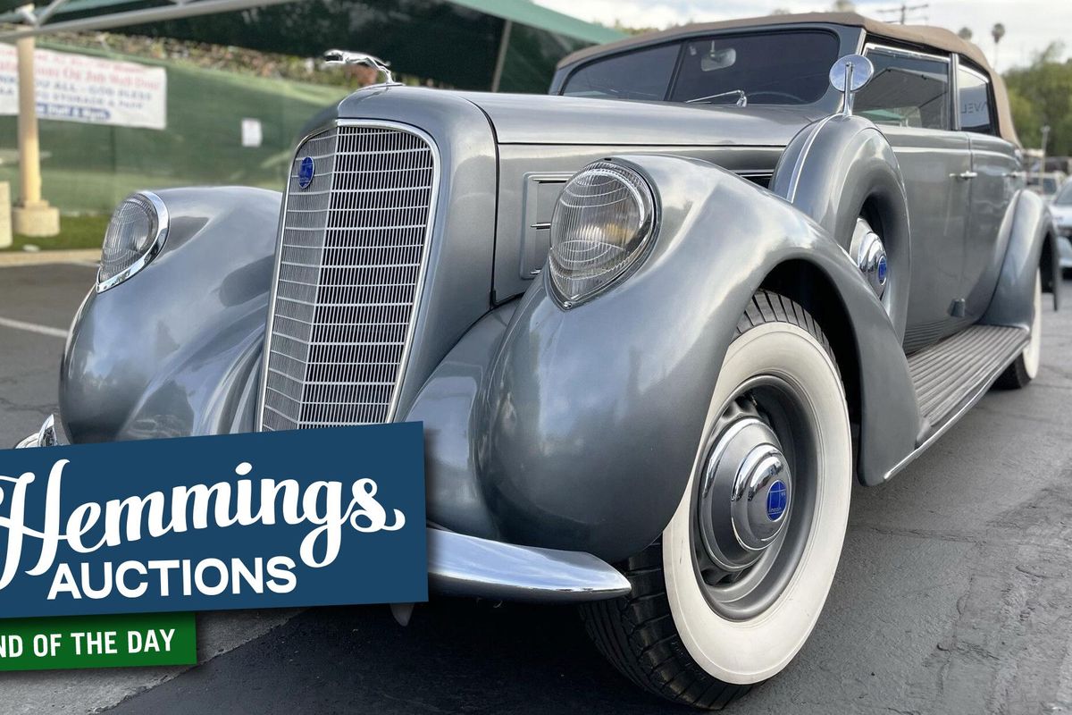 Find of the Day: In 1937, this Lincoln Model K Convertible Sedan by LeBaron rode a the pinnacle of the automotive food chain