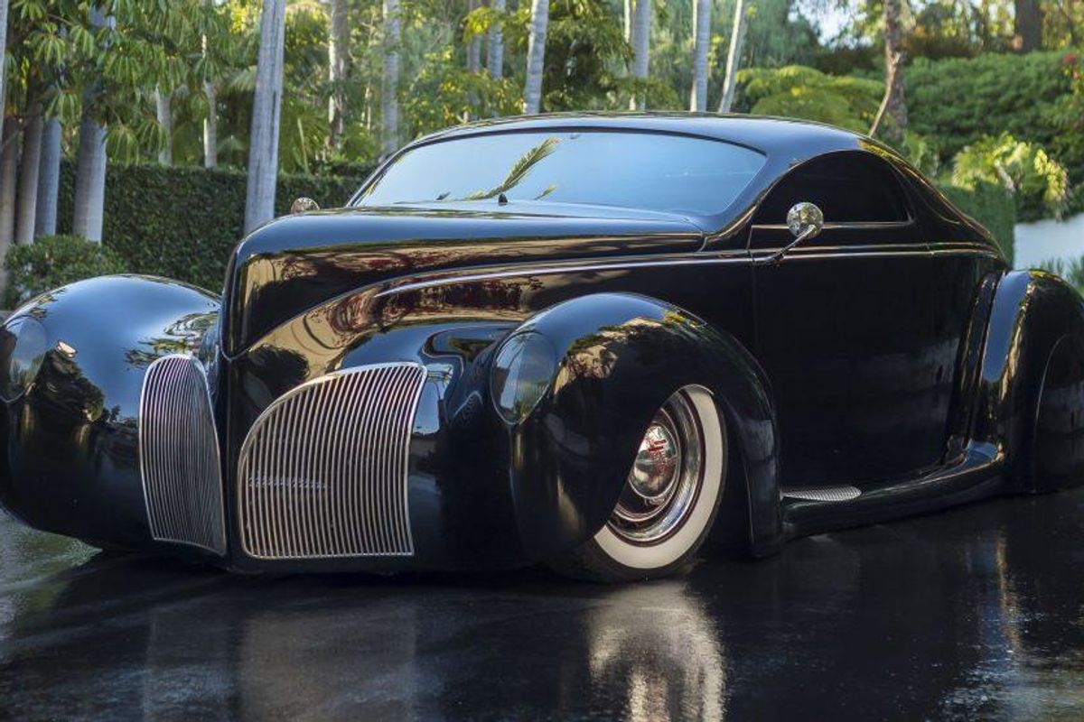 Refreshed from its days at the Petersen, '39 Lincoln Zephyr