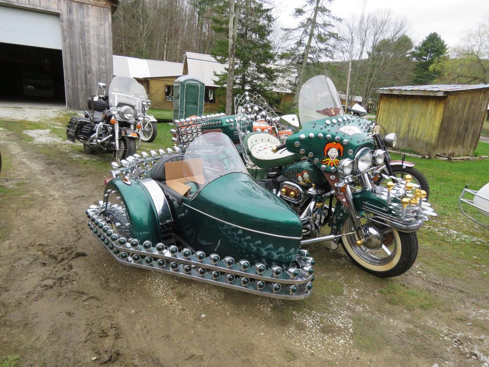 vintage indian motorcycle with sidecar for sale