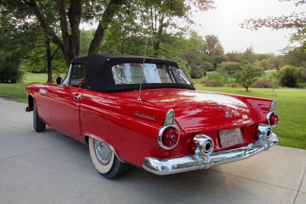 This 1955 Ford Thunderbird Needs Its Engine Compartment Detailed, But ...