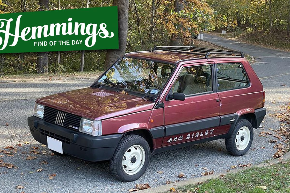 Already imported to the States, this 1987 Fiat Panda 4x4 Sisley Edition  looks like it needs nothing for year-round enjoyment