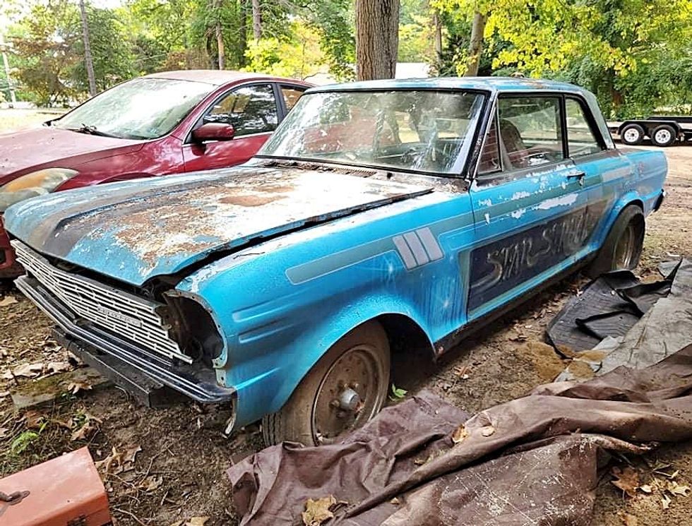 Barn Find 1964 Chevy II Nova Drag Car Rescued After 30 Years - Hemmings