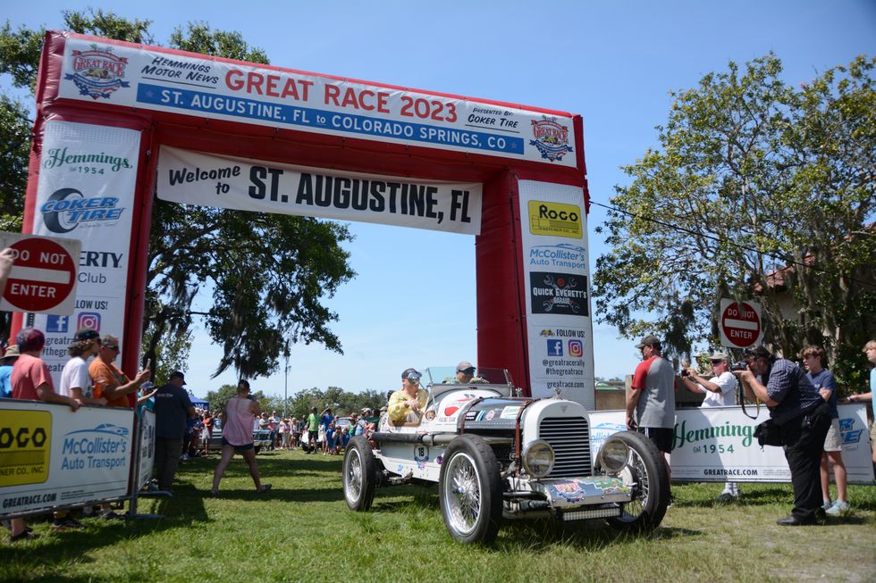 The 2023 Great Race Blasts Off From St. Augustine, Florida Hemmings