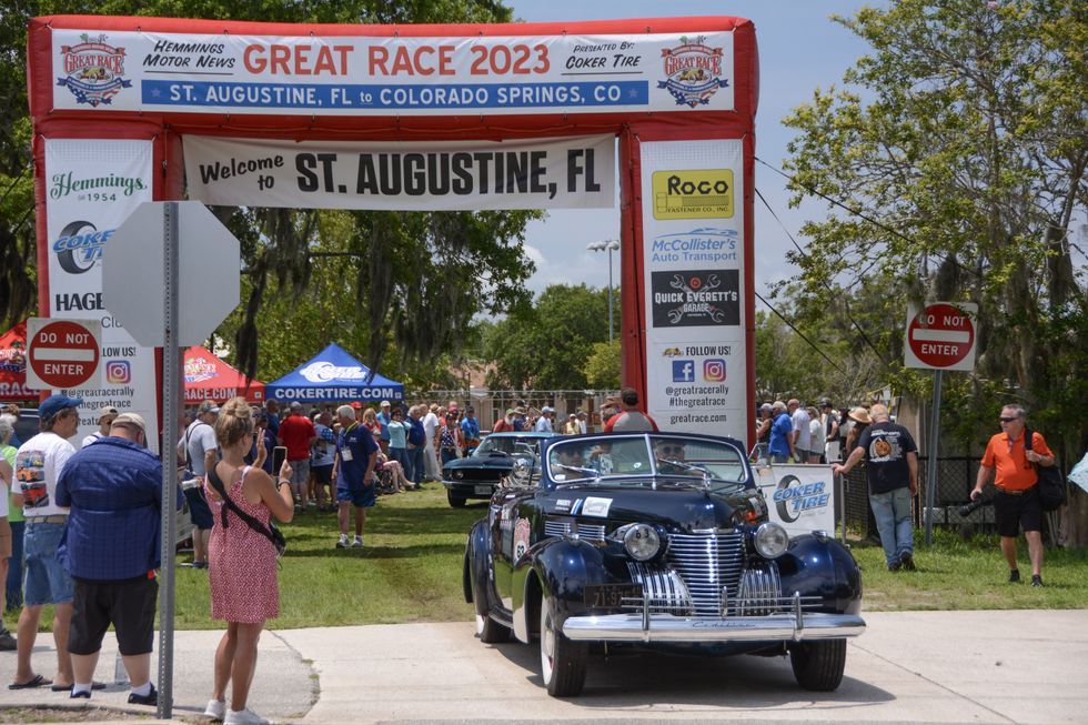 The 2023 Great Race Blasts Off From St. Augustine, Florida Hemmings