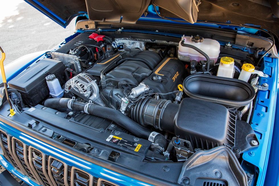 Rubicon Engine Test Driving Jeep's Factory Hot Rod: Revised 2024 Wrangler Rubicon 392 ...