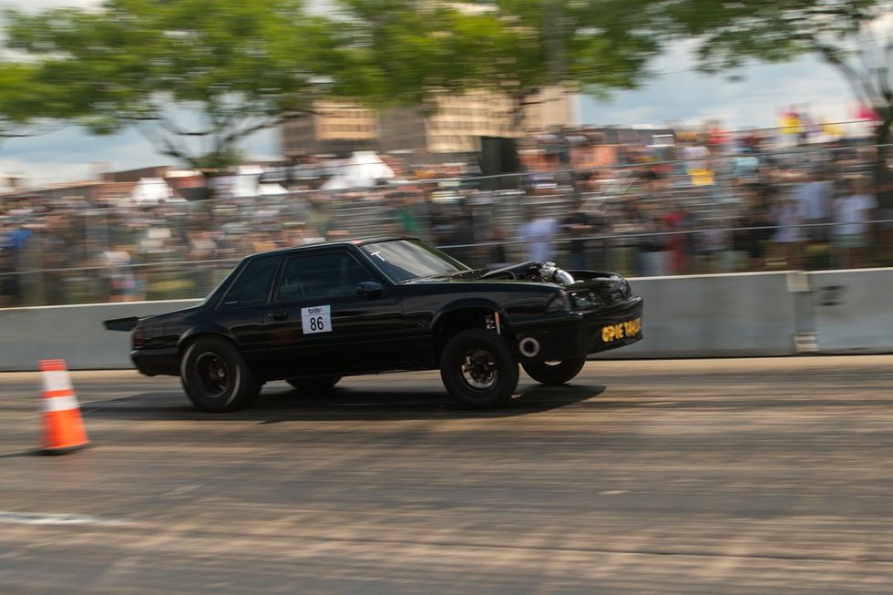 Photo Gallery ActionPacked StreetLegal Drag Racing on Woodward