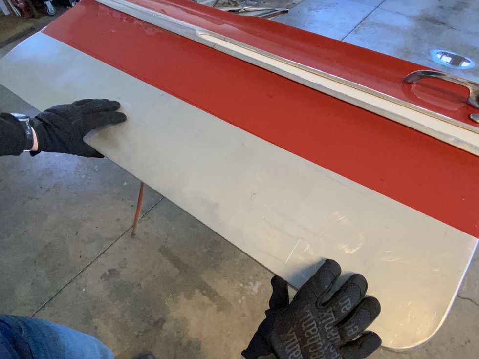 How To Repair A Rusted Door Skin On A 1961 Chevrolet Impala
