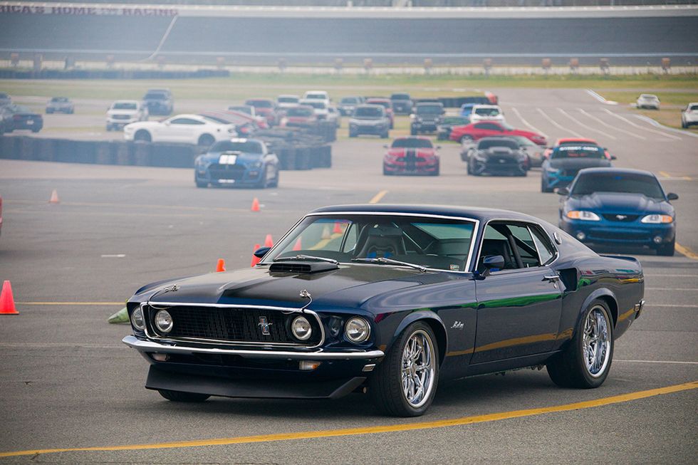 Celebrating Sixty Years Of The Mustang At Charlotte Motor Speedway