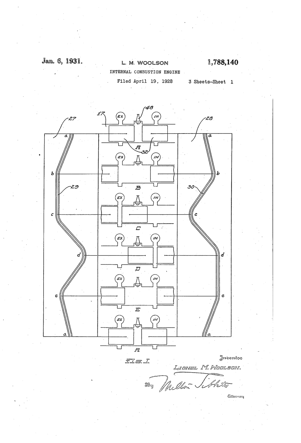 Packard, The Captain, And The Wavy-Crank Opposed-Piston Engine – AULDOU