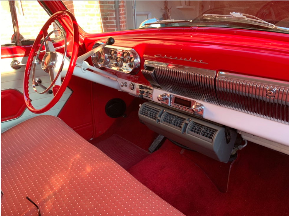 1954 chevy bel store air interior parts