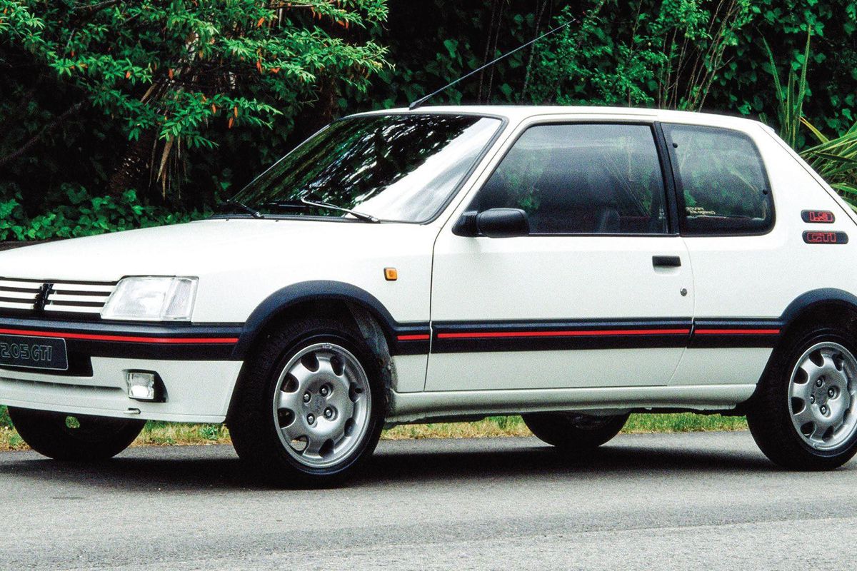 The Peugeot 205 GTi was France's answer to VW and kicked up the