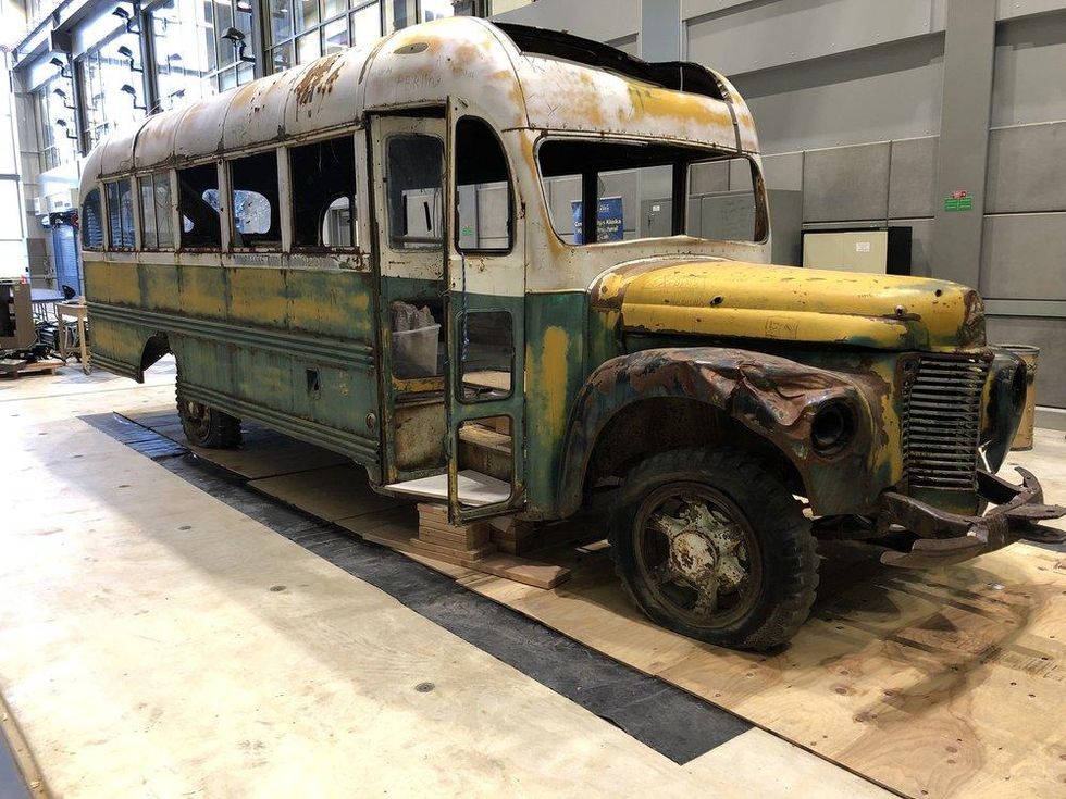 Inside the Conservation of the "Into the Wild" 1946 International Harvester K-5 Bus