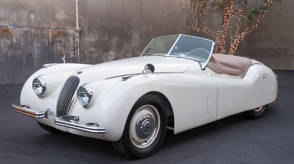 Jaguar XK120, The Movie Star's Choice! Hemmings