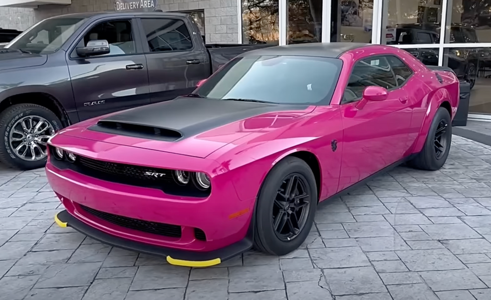 Jailbreak Panther Pink Dodge Demon 170 is a One-Off Throwback to Classic Mopars