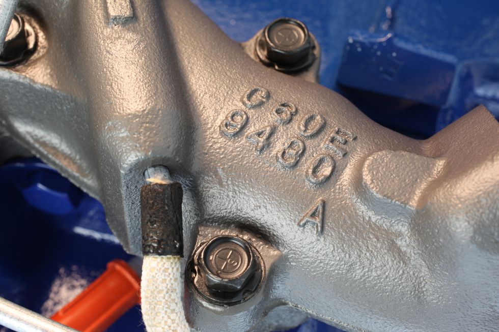 Jeff Lilly 1967 Shelby 428 Restoration - Exhaust manifold casting number
