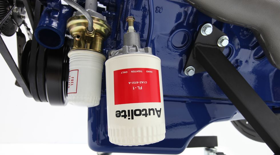 Jeff Lilly 1967 Shelby 428 Restoration - Reproduction oil filter