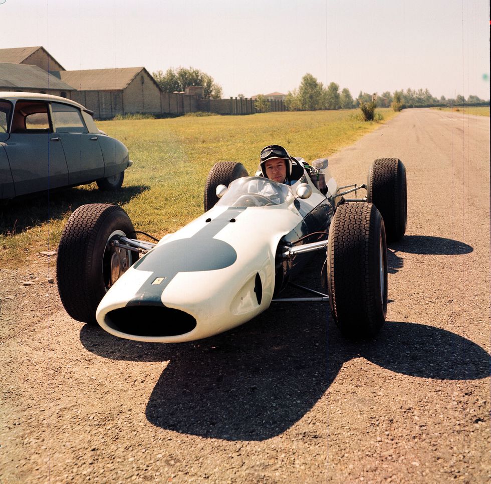 John Surtees in NART-livery Ferrari, 1964