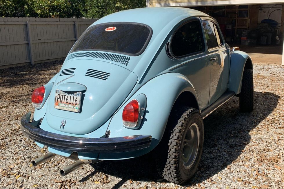 lifted 1971 VW Beetle on the Hemmings Auctions