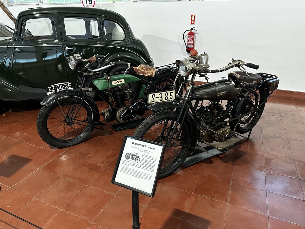 Museu do Caramulo - Wanderer and BSA motorcycles