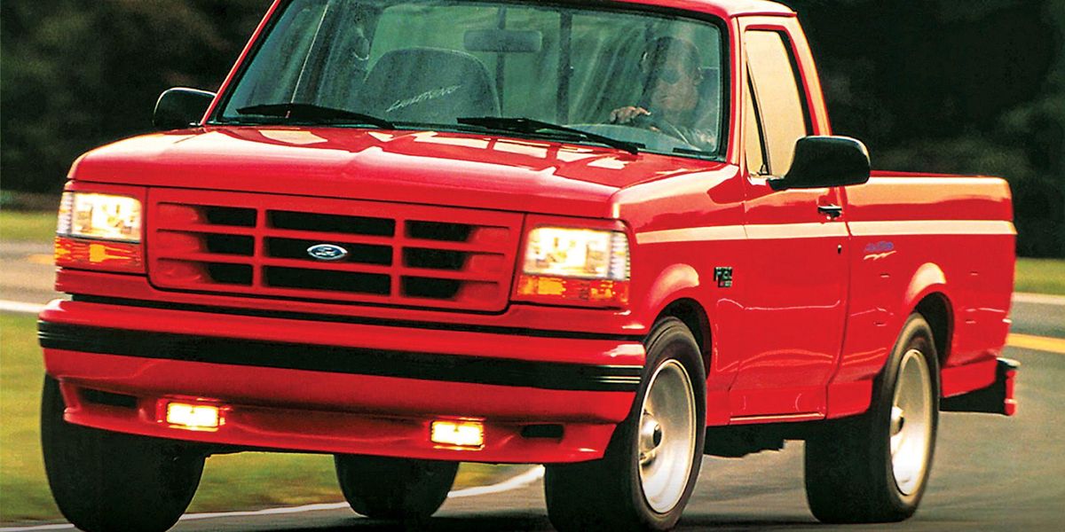  Las camionetas deportivas de fábrica F-150 Lightning de 1993-'95 de la primera edición de Ford son divertidas de conducir y fáciles de poseer |  dobladillos