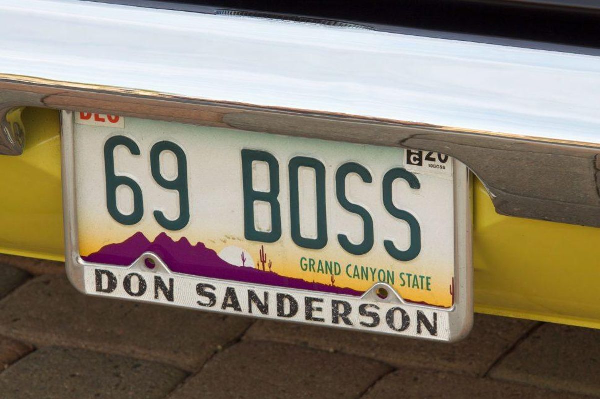 How one Muscle Machines feature car owner got his potentially suggestive license  plate through the system
