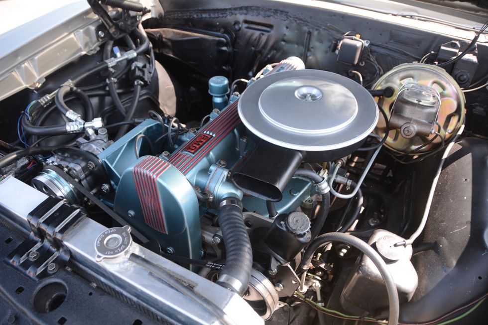 Pontiacs in Pigeon Forge 2023: Pontiac OHC-6-Motor im Pontiac Tempest von 1967