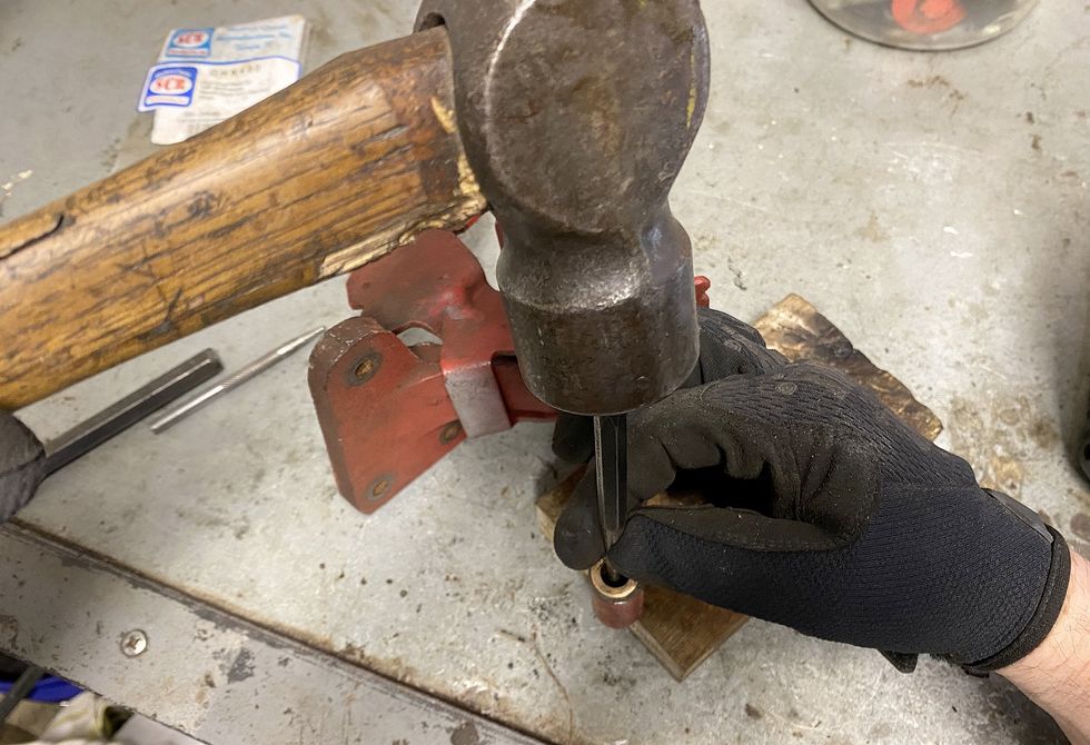 How To Rebuild A WornOut Car Door Hinge Hemmings