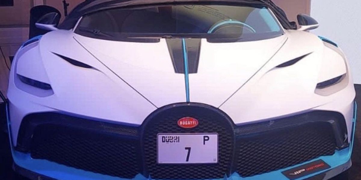 Rare P7 License Plate Sold for a Record Setting $15 Million in Dubai ...