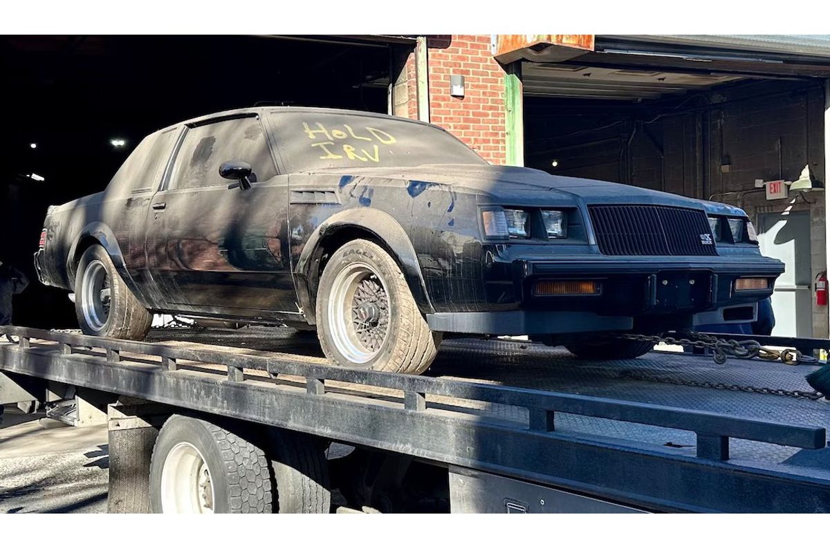 Recovered 1987 Buick Regal GNX Found Seven Miles from Where it Was Stolen 12 Years Ago