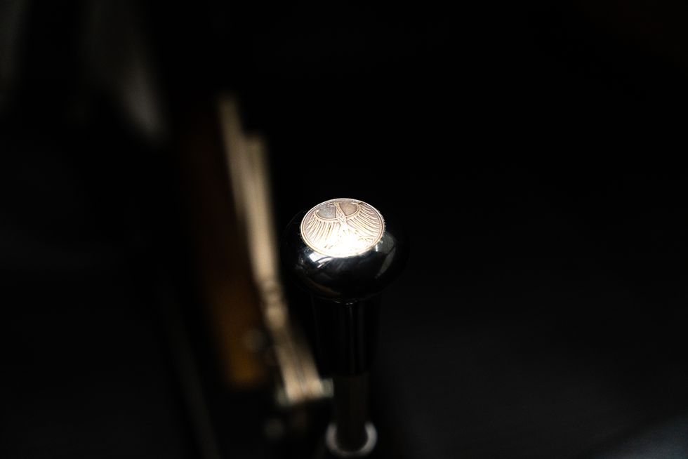 Rod Emory-built Porsche 356 - Shifter Knob Detail