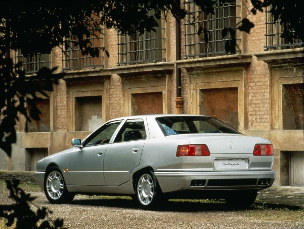 silver Maserati Quattroporte 1994
