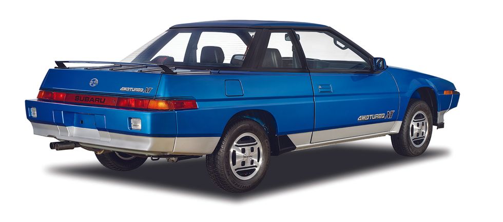 Subaru XT Turbo, rear 3/4 RH
