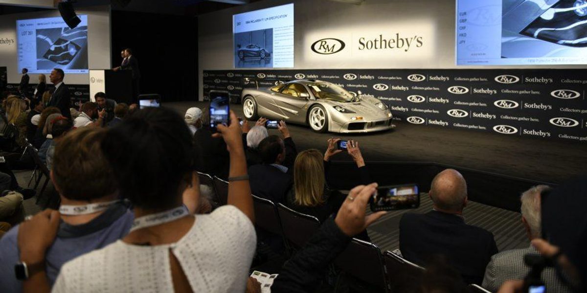 1994 McLaren F1 Auctioned for a Record-Breaking $19.8 Million