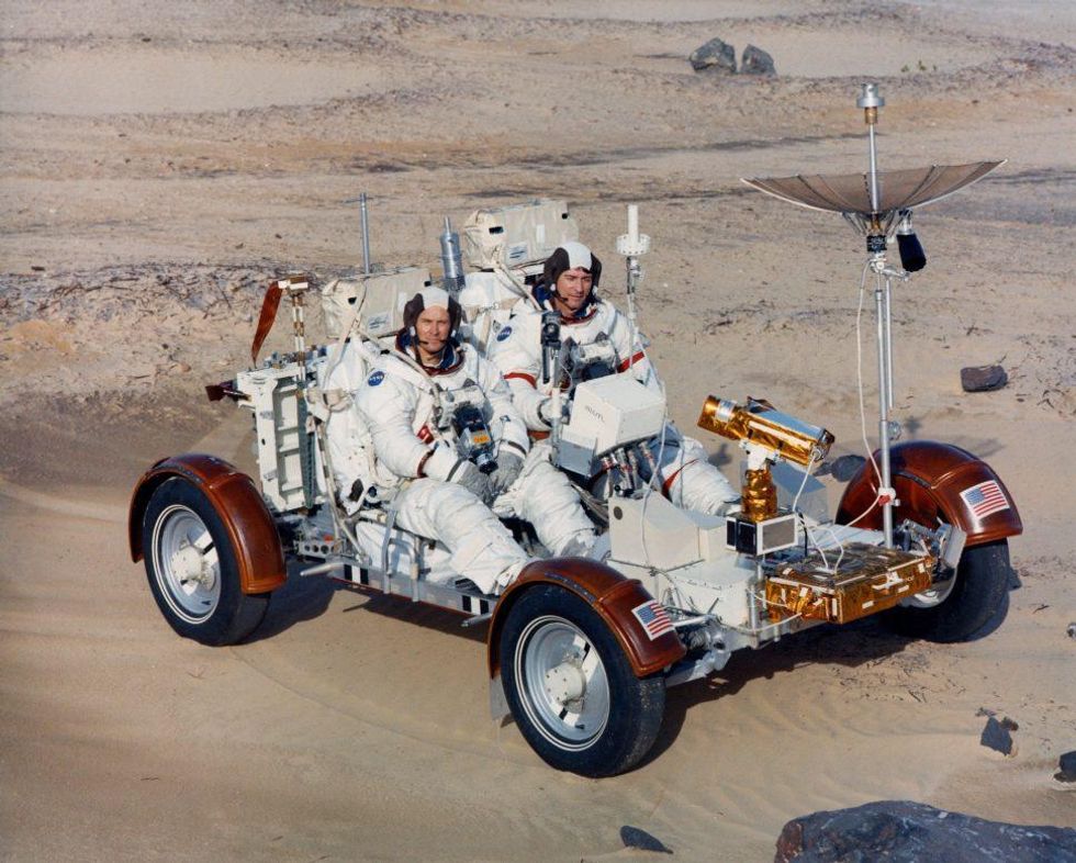 Fifty years ago, the first of the three Lunar Roving Vehicles took on
