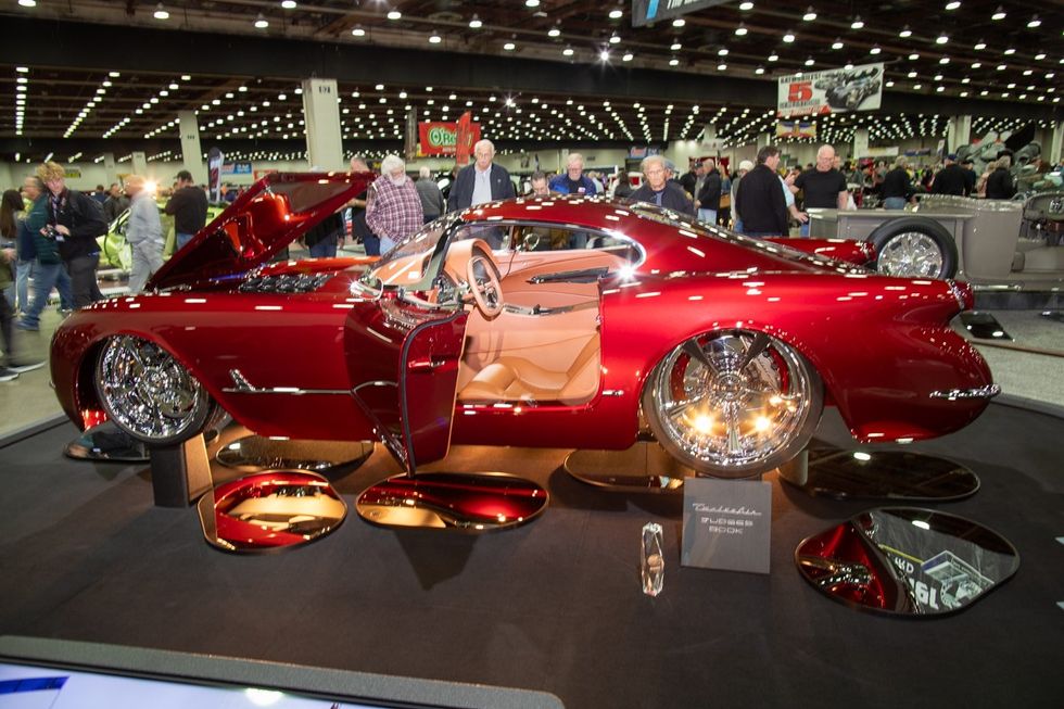 The 2024 Detroit Autorama Ridler Award Winner is a 1953 Chevrolet Corvette Built by KindigIt