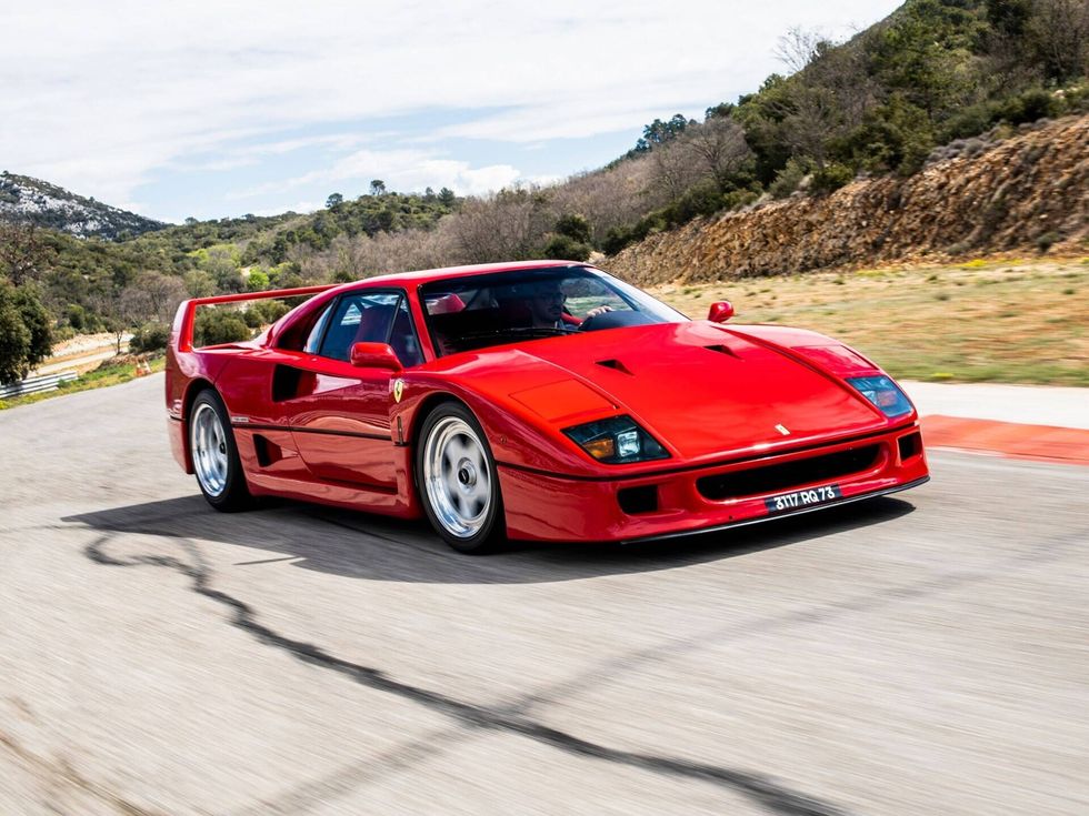 The Ferrari F40 Allocated New to Alain Prost is Now Up For Auction by RM Sotheby's
