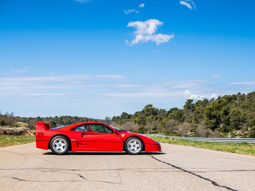 The Ferrari F40 Allocated New to Alain Prost is Now Up For Auction by RM Sotheby's