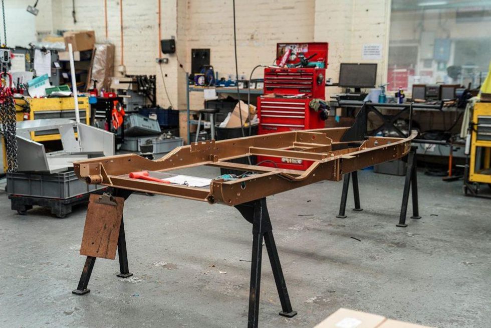 goes modern After 84 years, aluminum chassis replace steel