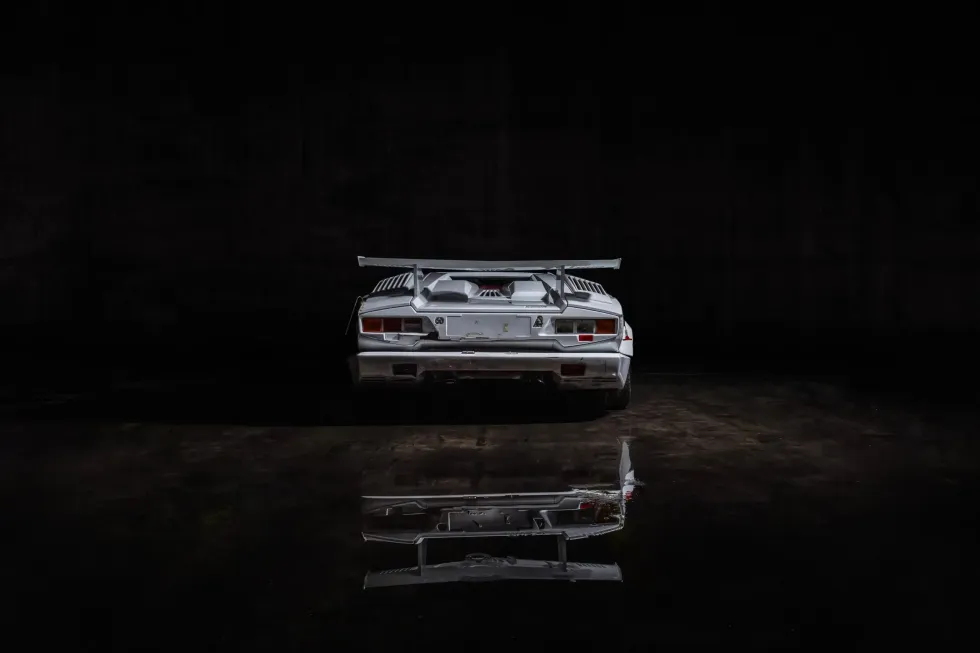 The Hollywood Famous Wrecked Wolf of Wall Street Lamborghini Countach is Heading to Auction