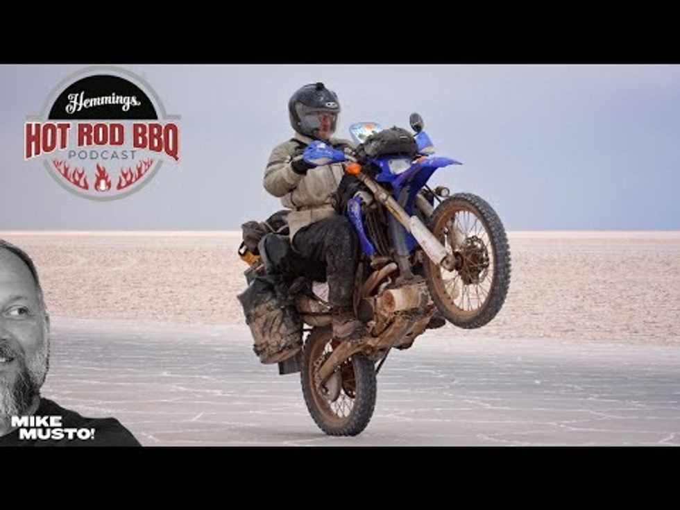 HOT ROD BBQ Podcast: Junior Nevinson, and his South American 46,000mi Motorcycle Adventure!