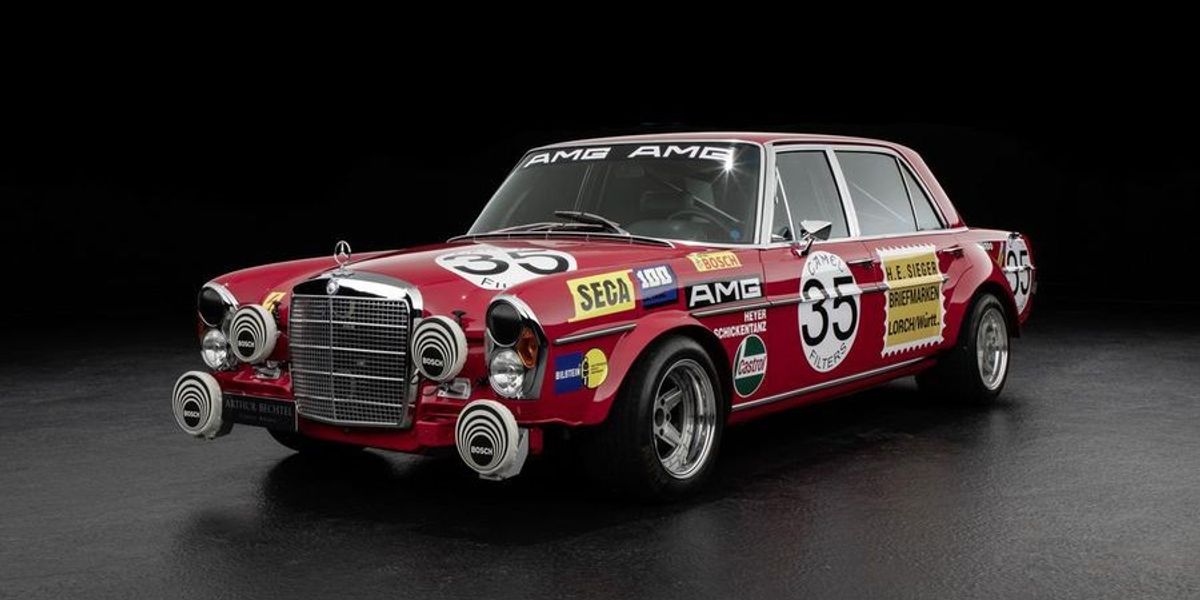 Amg Rally Car This AMG Mercedes-Benz 300SEL 6.3 Red Pig Replica Embraces Rally Car ...