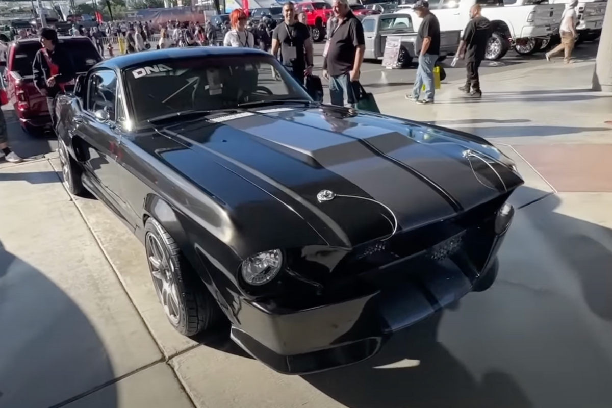 This Body Swapped Sixth-Generation Ford Mustang GT Sports Classic Muscle Car Style