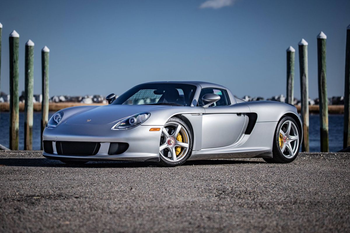 This Rare 2005 Porsche Carrera GT Sports Car was Born to Race and Bred to Drive